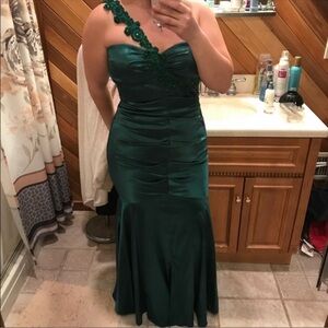 Green Mermaid Gown